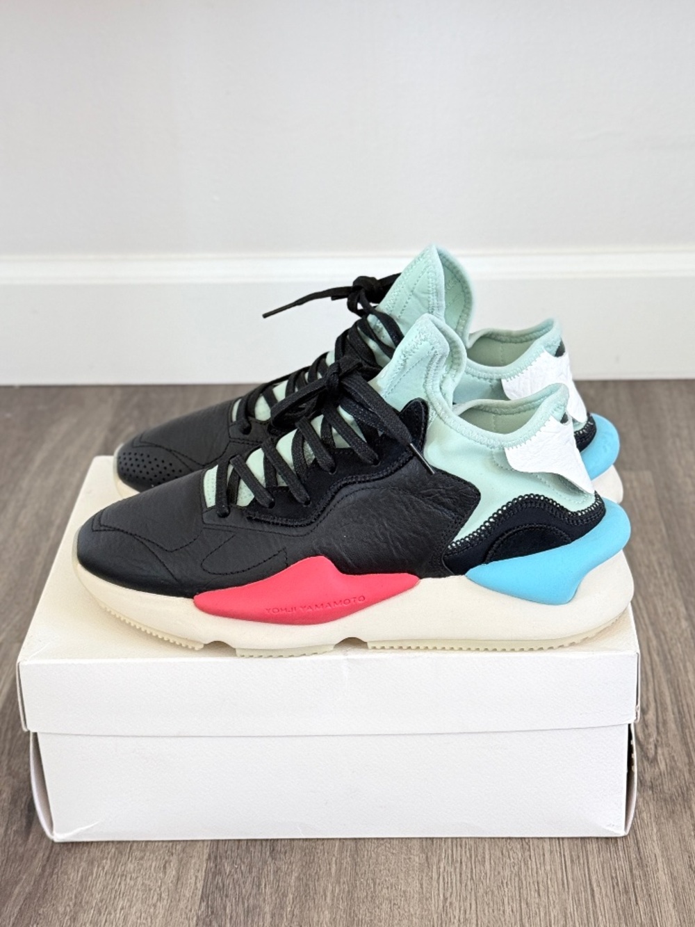 Adidas Y-3 Kaiwa "Black Blush Green"